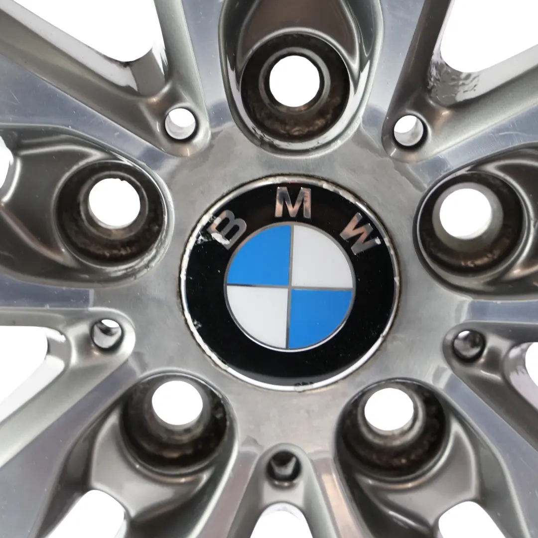 Alloy Rim 17" Ferric Grey Double Spoke 655 ET:43 7,5J to BMW F20 F21 F22 F23 Wheel with Part number 6866303 BMW F20 F21 F22 F23 Wheel Alloy Rim 17" Ferric Grey Double Spoke 655 ET:43 7,5J - SKU 6866303-4 - Part number 6866303