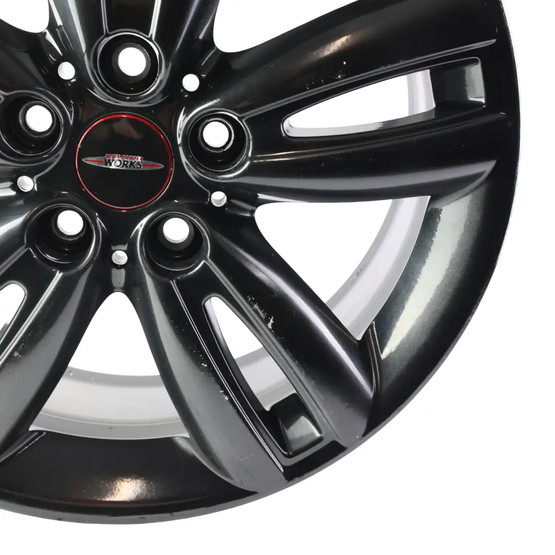 Alloy Rim 17" 7J ET:54 Track Spoke 562 to Mini Cooper F55 F56 Black Wheel with Part number 6866366 Mini Cooper F55 F56 Black Wheel Alloy Rim 17" 7J ET:54 Track Spoke 562 - SKU 6866366-2 - Part number 6866366