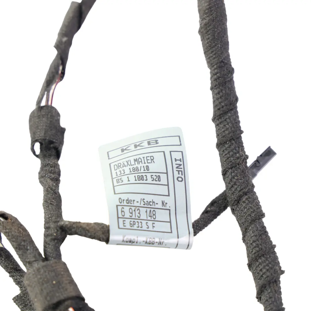 Door Wiring Loom to BMW E65 E66 E67 Rear with Part number 6913148 BMW E65 E66 E67 Rear Door Wiring Loom - SKU 6913148 - Part number 6913148