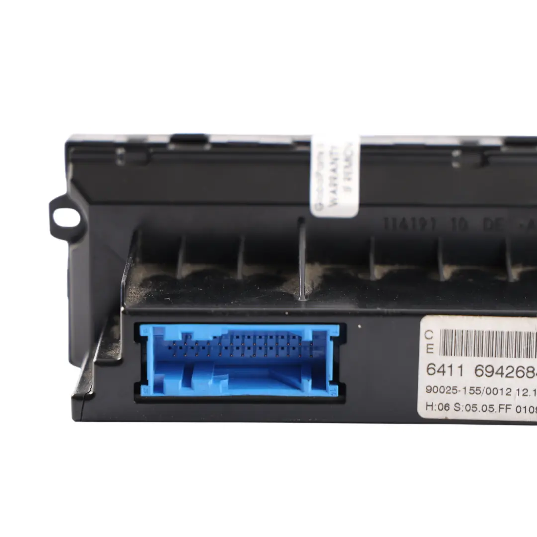 A/C Air Con Air Conditioning Control Panel Automatic to BMW E60 E63 E64 with Part number 6942684 BMW E60 E63 E64 A/C Air Con Air Conditioning Control Panel Automatic - SKU 6942684-1 - Part number 6942684