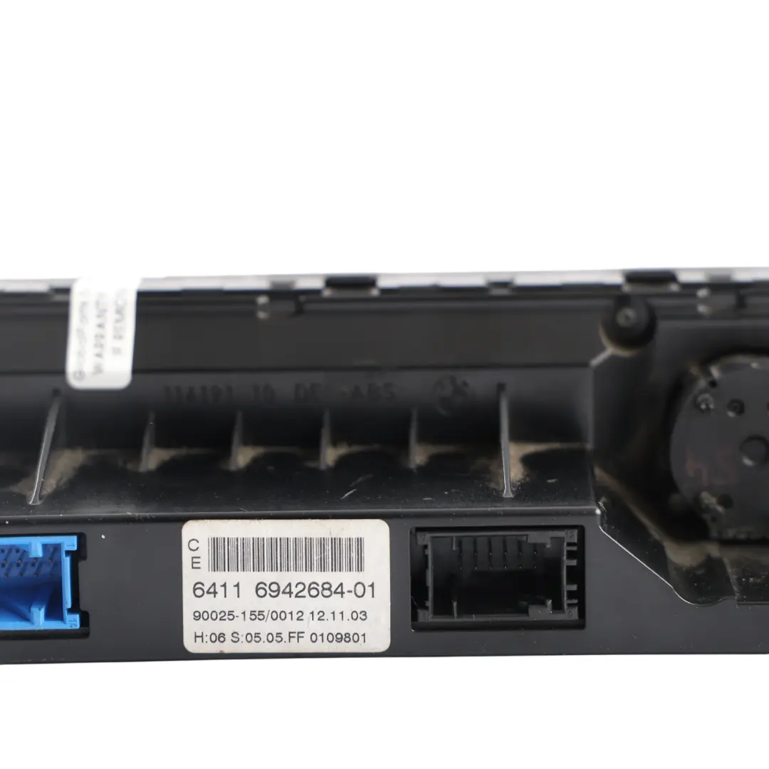 BMW E60 E63 E64 A/C Air Con Air Conditioning Control Panel Automatic - SKU 6942684-1 - Part number 6942684