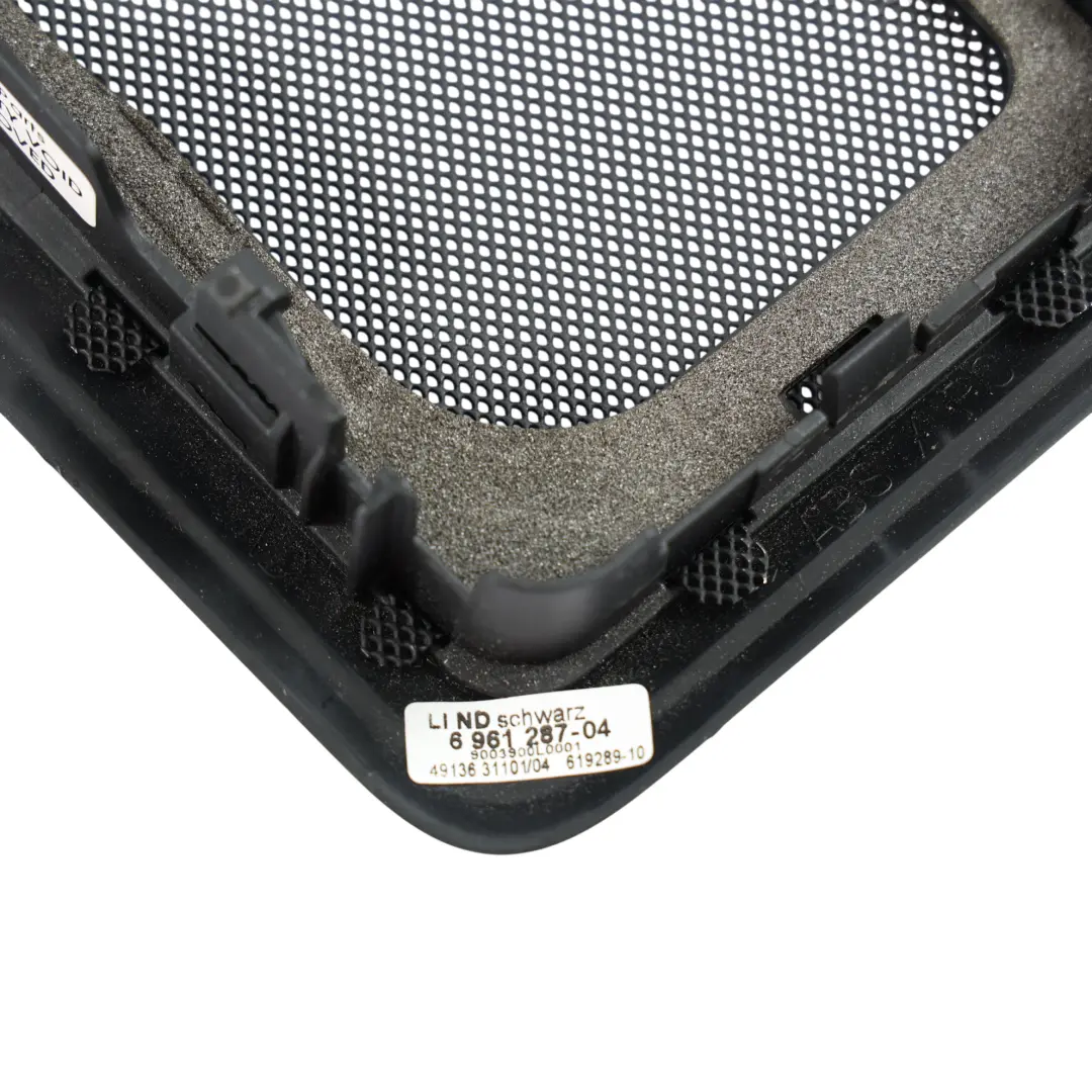 Altavoz Techo Tapa Izquierda Panel Moldura Negro para BMW E91 Touring con número de pieza 6961287 BMW E91 Touring Altavoz Techo Tapa Izquierda Panel Moldura Negro - SKU 6961287 - Número de pieza 6961287