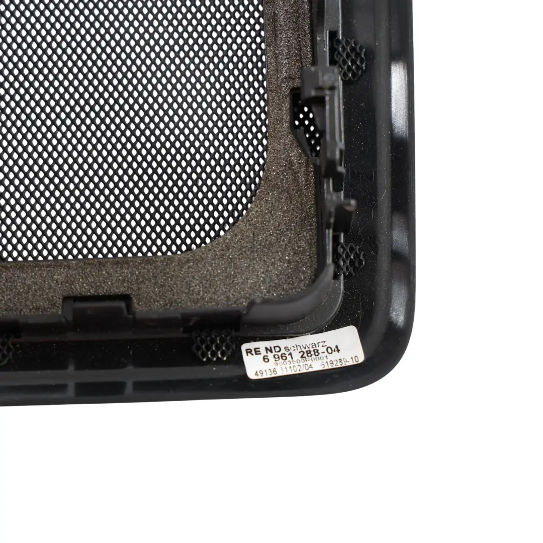 Altavoz Techo Tapa Derecha Panel Moldura Negro para BMW E91 Touring con número de pieza 6961288 BMW E91 Touring Altavoz Techo Tapa Derecha Panel Moldura Negro - SKU 6961288 - Número de pieza 6961288