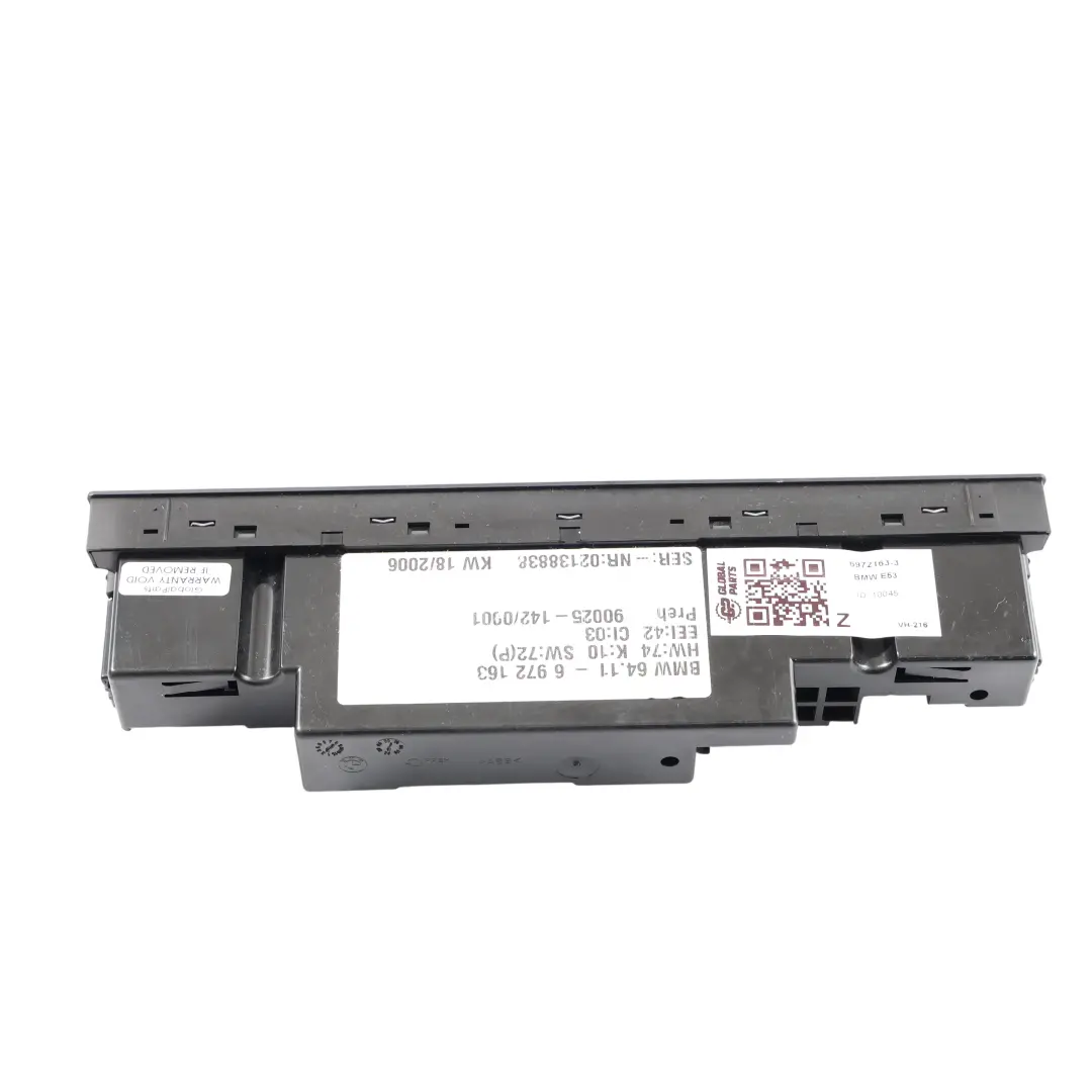 BMW X5 E53 Pannello Clima Aria Condizionata Automatico - SKU 6972163-3 - Numero di parte 6972163