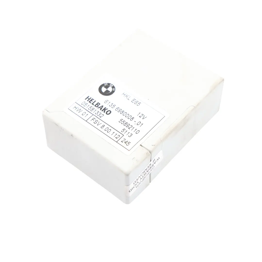 BMW E61 E65 E66 Módulo Control Elevación Maletero Portón - SKU 6980008 - Número de pieza 6980008