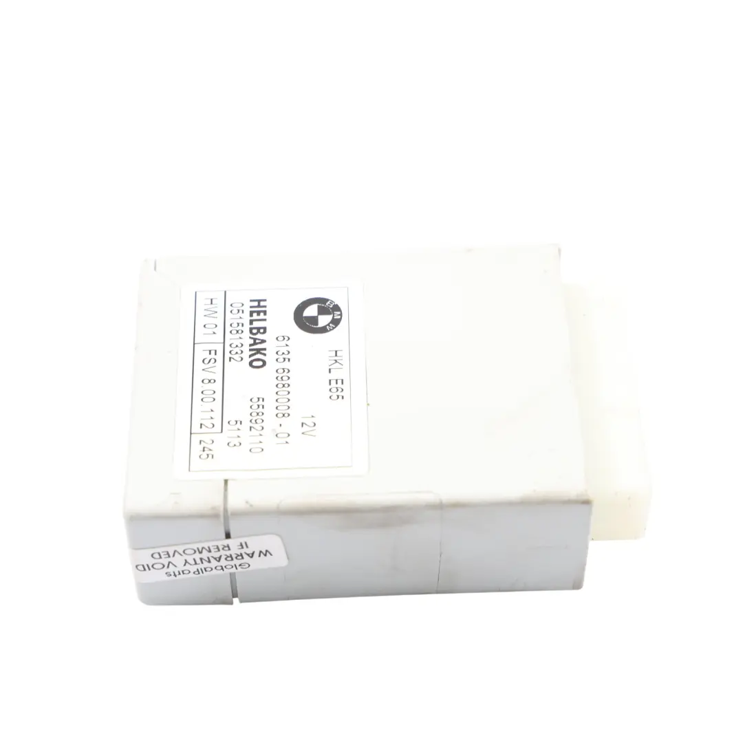 Módulo Control Elevación Maletero Portón para BMW E61 E65 E66 con número de pieza 6980008 BMW E61 E65 E66 Módulo Control Elevación Maletero Portón - SKU 6980008 - Número de pieza 6980008