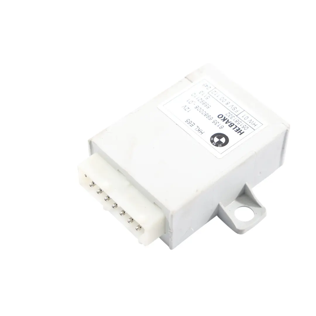 Módulo Control Elevación Maletero Portón para BMW E61 E65 E66 con número de pieza 6980008 BMW E61 E65 E66 Módulo Control Elevación Maletero Portón - SKU 6980008 - Número de pieza 6980008