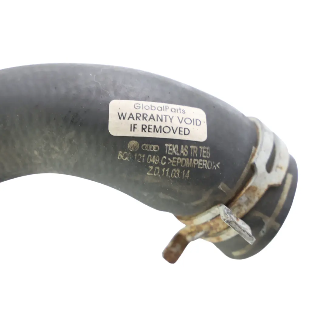 Mk5 Audi A1 8X Ibiza Mk4 Engine Water Coolant Hose 1.8 TFSI to VW Polo with Part number 6C0121049C VW Polo Mk5 Audi A1 8X Ibiza Mk4 Engine Water Coolant Hose 1.8 TFSI - SKU 6C0121049C - Part number 6C0121049C