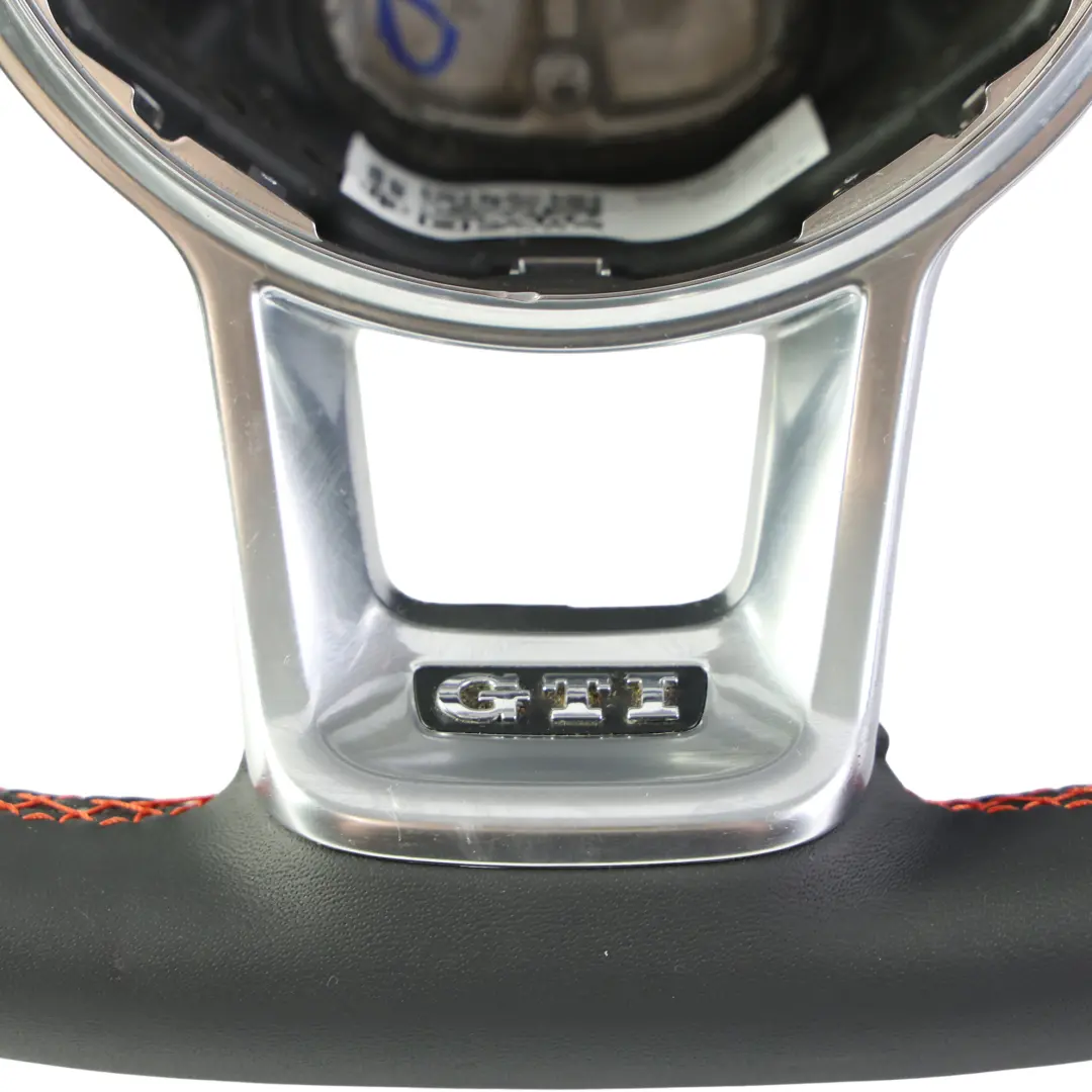 Volkswagen Polo GTI 6C Lenkrad Flach Unten NEU Schwarz Leder - SKU 6C0419091P-1 - Teilenummer 6C0419091P