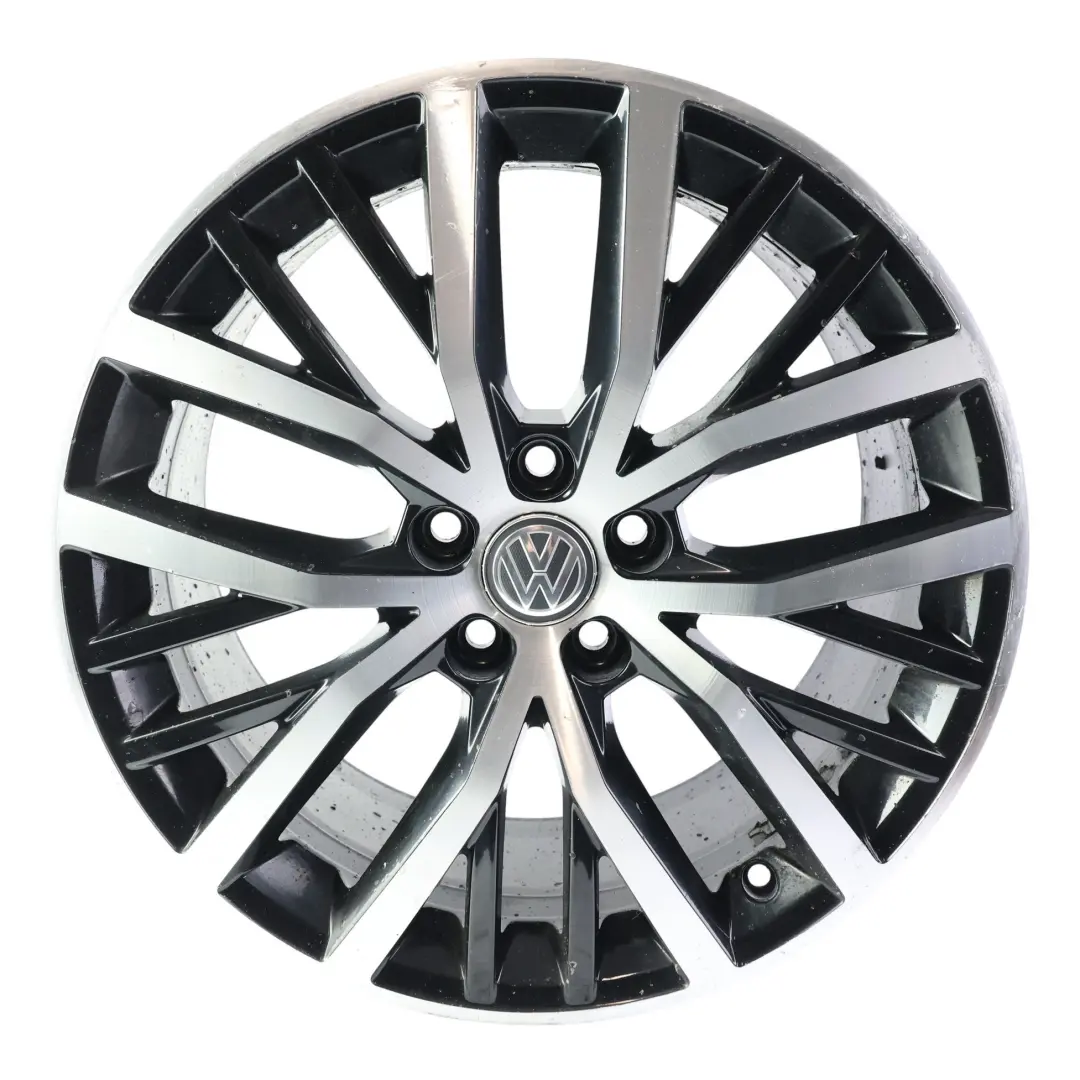 Rim Alloy Silver 17" 7,5J ET:44 to Volkswagen Polo GTI 6R Wheel with Part number 6C0601025K Volkswagen Polo GTI 6R Wheel Rim Alloy Silver 17" 7,5J ET:44 - SKU 6C0601025K-1 - Part number 6C0601025K