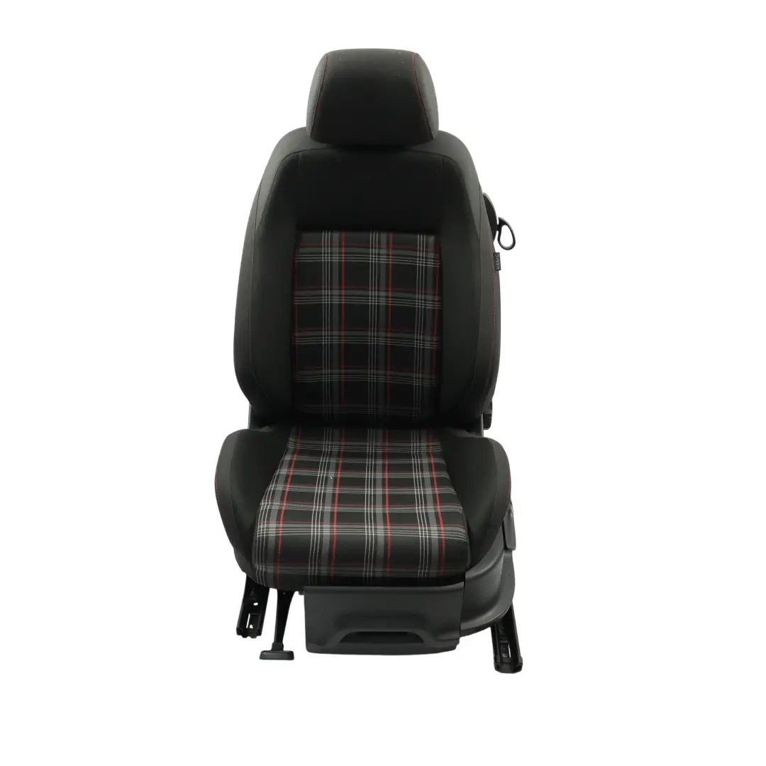 Mk5 GTi Tissu Siège Avant Gauche Tartan Noir Rouge Gris pour Volkswagen Polo à propos du numéro de pièce 6C0881805AC Volkswagen Polo Mk5 GTi Tissu Siège Avant Gauche Tartan Noir Rouge Gris - SKU 6C0881805AC-1 - Numéro de pièce 6C0881805AC
