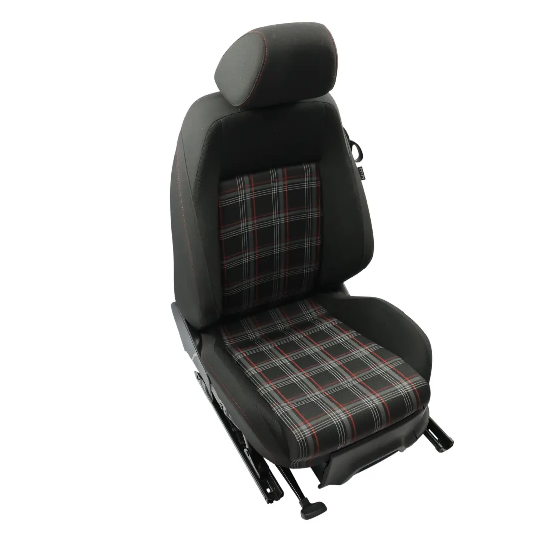 Mk5 GTi Tela Asiento Delantero Izquierdo Tartán Negro Rojo Gris para Volkswagen Polo con número de pieza 6C0881805AC Volkswagen Polo Mk5 GTi Tela Asiento Delantero Izquierdo Tartán Negro Rojo Gris - SKU 6C0881805AC-1 - Número de pieza 6C0881805AC