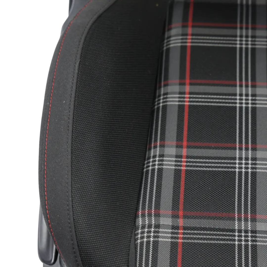 Mk5 GTi Front Seat Right O/S Cloth Fabric Tartan Black Red Grey to Volkswagen Polo with Part number 6C0881806AC Volkswagen Polo Mk5 GTi Front Seat Right O/S Cloth Fabric Tartan Black Red Grey - SKU 6C0881806AC-1 - Part number 6C0881806AC