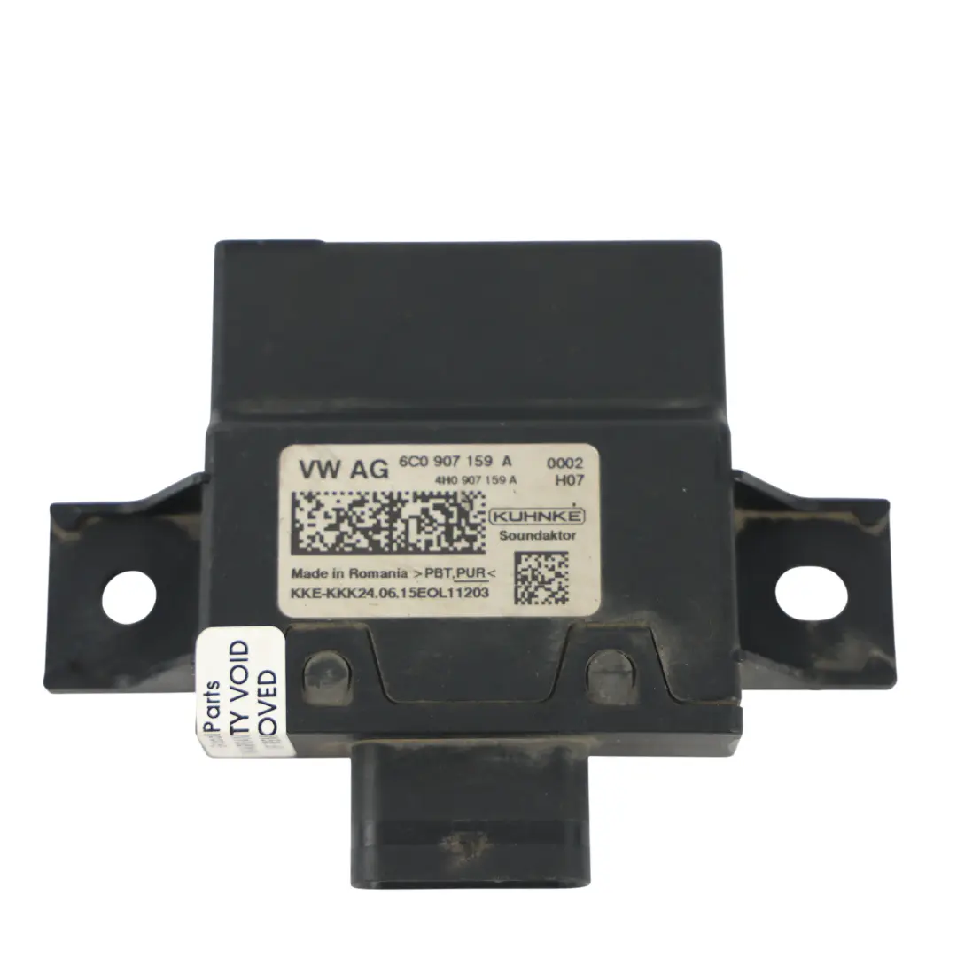 Volkswagen Polo Módulo Unidad Control Sonido Impacto - SKU 6C0907159A - Número de pieza 6C0907159A