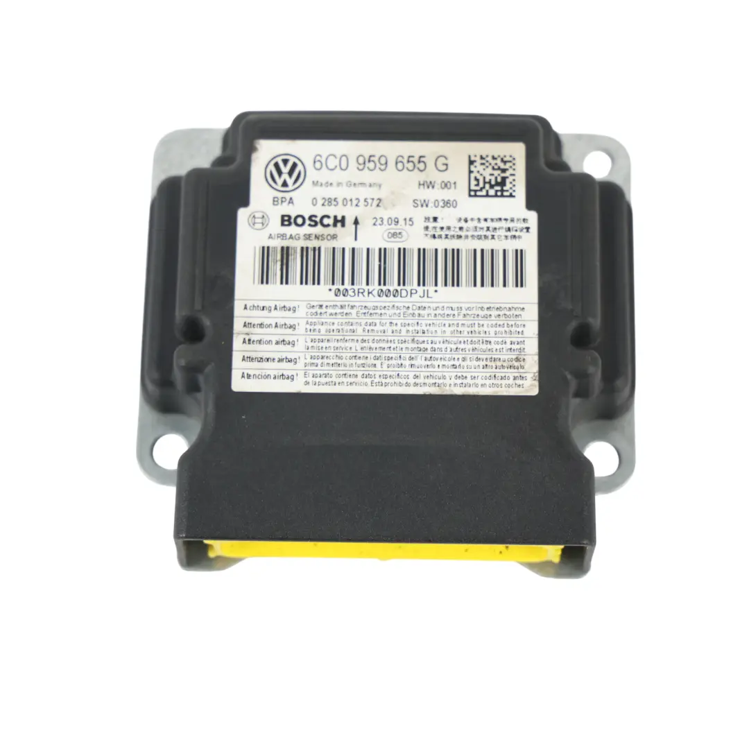 Luftsteuergerät ECU Modul für Volkswagen Polo Gti 6C mit Teilenummer 6C0959655G Volkswagen Polo Gti 6C Luftsteuergerät ECU Modul - SKU 6C0959655G - Teilenummer 6C0959655G