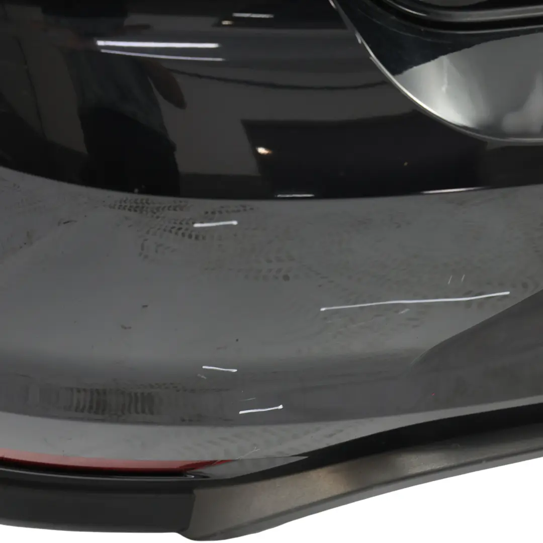 Bumper Rear Trim Panel Cover Deep Black - C9X to Volkswagen VW Polo 6R GTI with Part number 6C6807421P Volkswagen VW Polo 6R GTI Bumper Rear Trim Panel Cover Deep Black - C9X - SKU 6C6807421P-DBL - Part number 6C6807421P