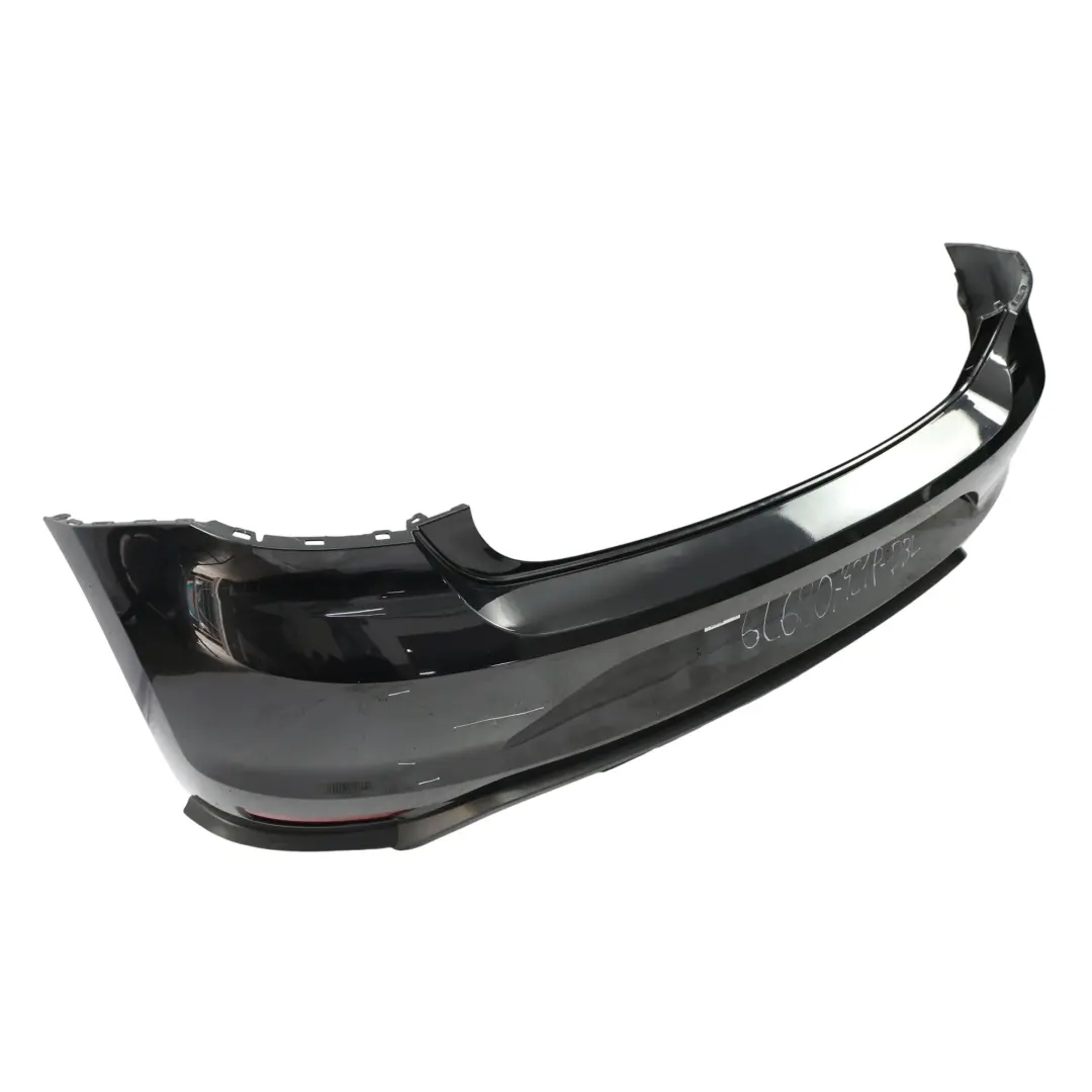 Volkswagen VW Polo 6R GTI Bumper Rear Trim Panel Cover Deep Black - C9X - SKU 6C6807421P-DBL - Part number 6C6807421P