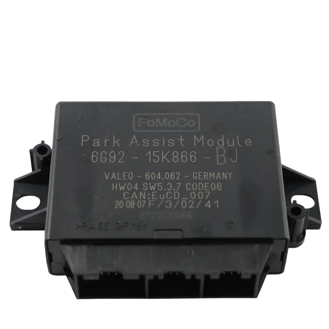 Parking Assist PDC Control Unit to Land Rover Freelander 2 L359 with Part number 6G92-15K866-BJ Land Rover Freelander 2 L359 Parking Assist PDC Control Unit - SKU 6G92-15K866-BJ - Part number 6G92-15K866-BJ