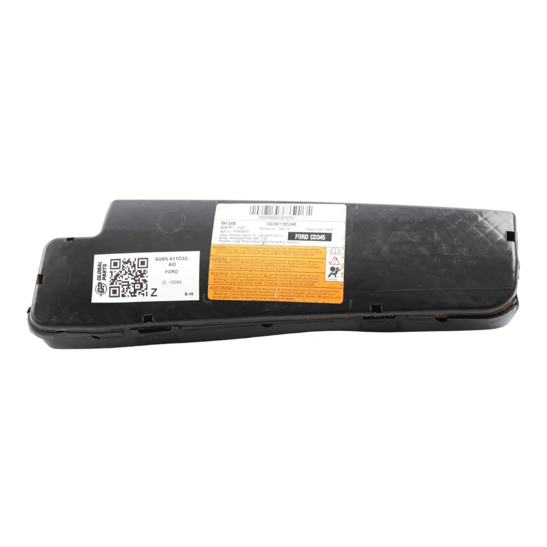 Mk4 Front Right O/S Seat Outer Air Module SRS to Ford Mondeo with Part number 6G9N-611D32-AD Ford Mondeo Mk4 Front Right O/S Seat Outer Air Module SRS - SKU 6G9N-611D32-AD - Part number 6G9N-611D32-AD