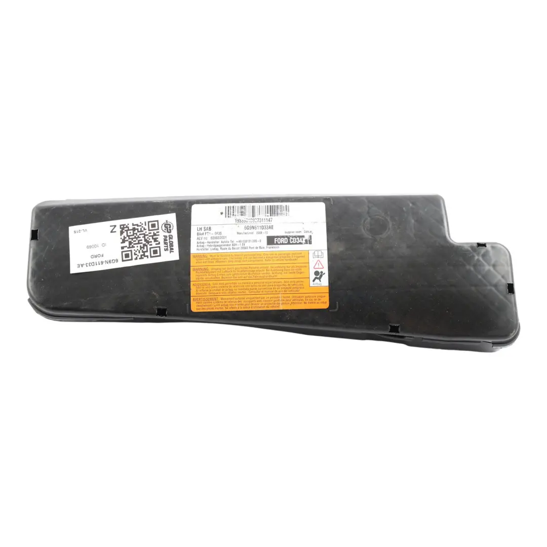 Mk4 S-Max Front Seat Side Air Module Left N/S to Ford Mondeo with Part number 6G9N-611D33-AE Ford Mondeo Mk4 S-Max Front Seat Side Air Module Left N/S - SKU 6G9N-611D33-AE - Part number 6G9N-611D33-AE