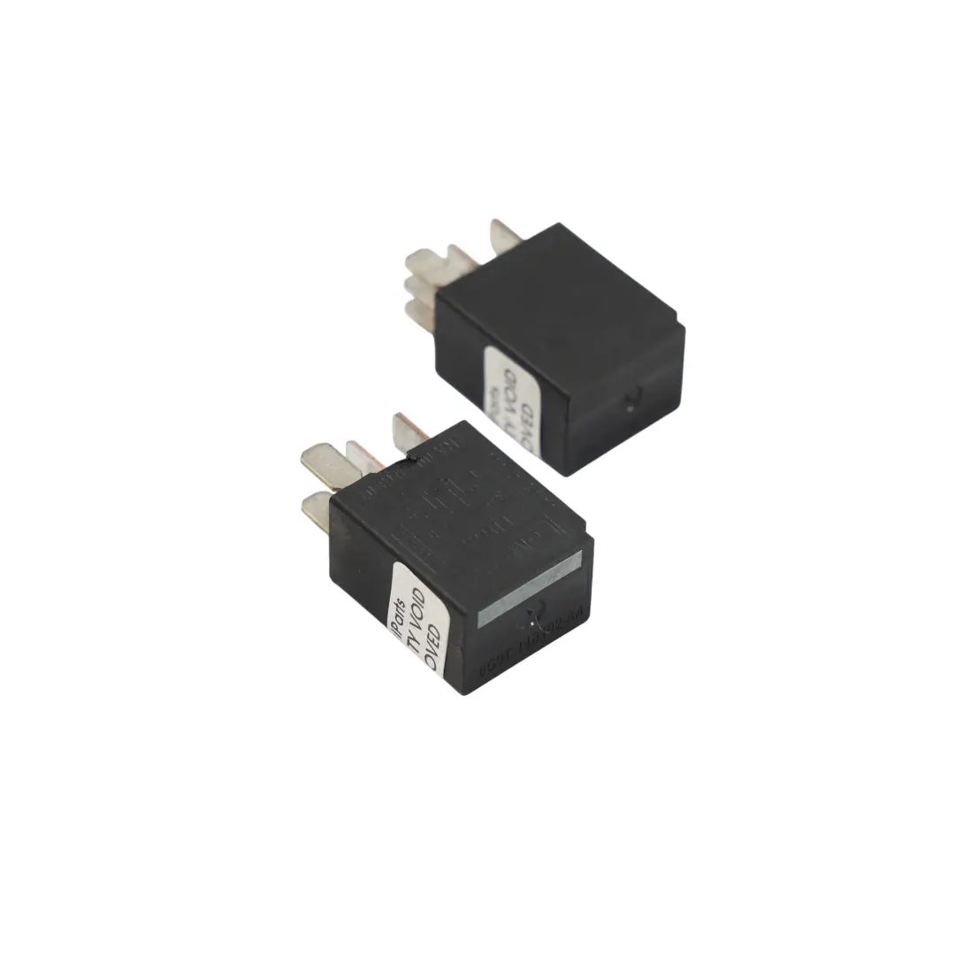Ford Galaxy Mondeo Transit Relay 4-Pin Black FoMoCo Unit SET X2 6G9T-14B192-BA - SKU 6G9T-14B192-BA-1 - Part number 6G9T-14B192-BA-1
