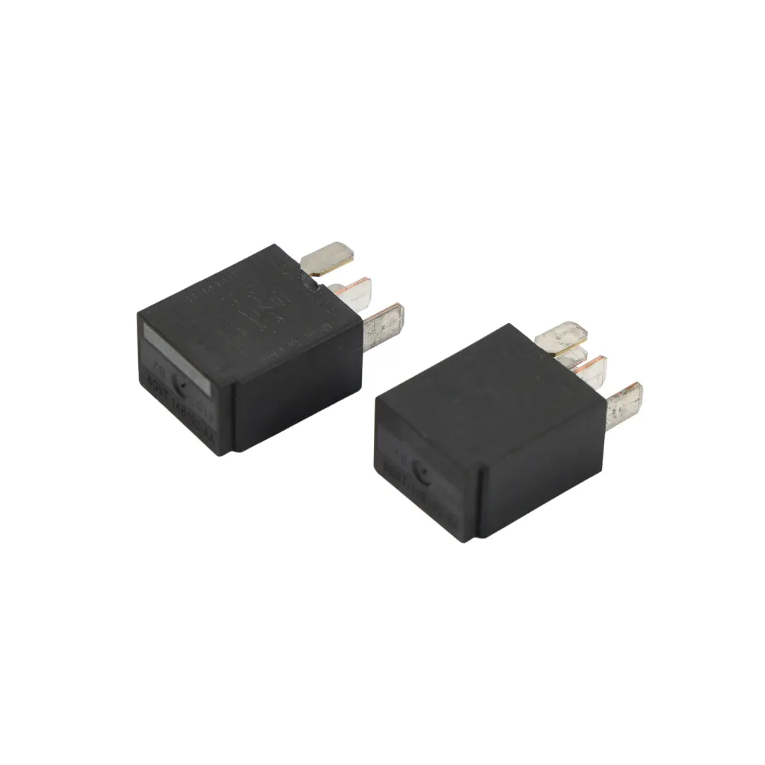 Ford Galaxy Mondeo Transit Relay 4-Pin Black FoMoCo Unit SET X2 6G9T-14B192-BA - SKU 6G9T-14B192-BA-1 - Part number 6G9T-14B192-BA-1