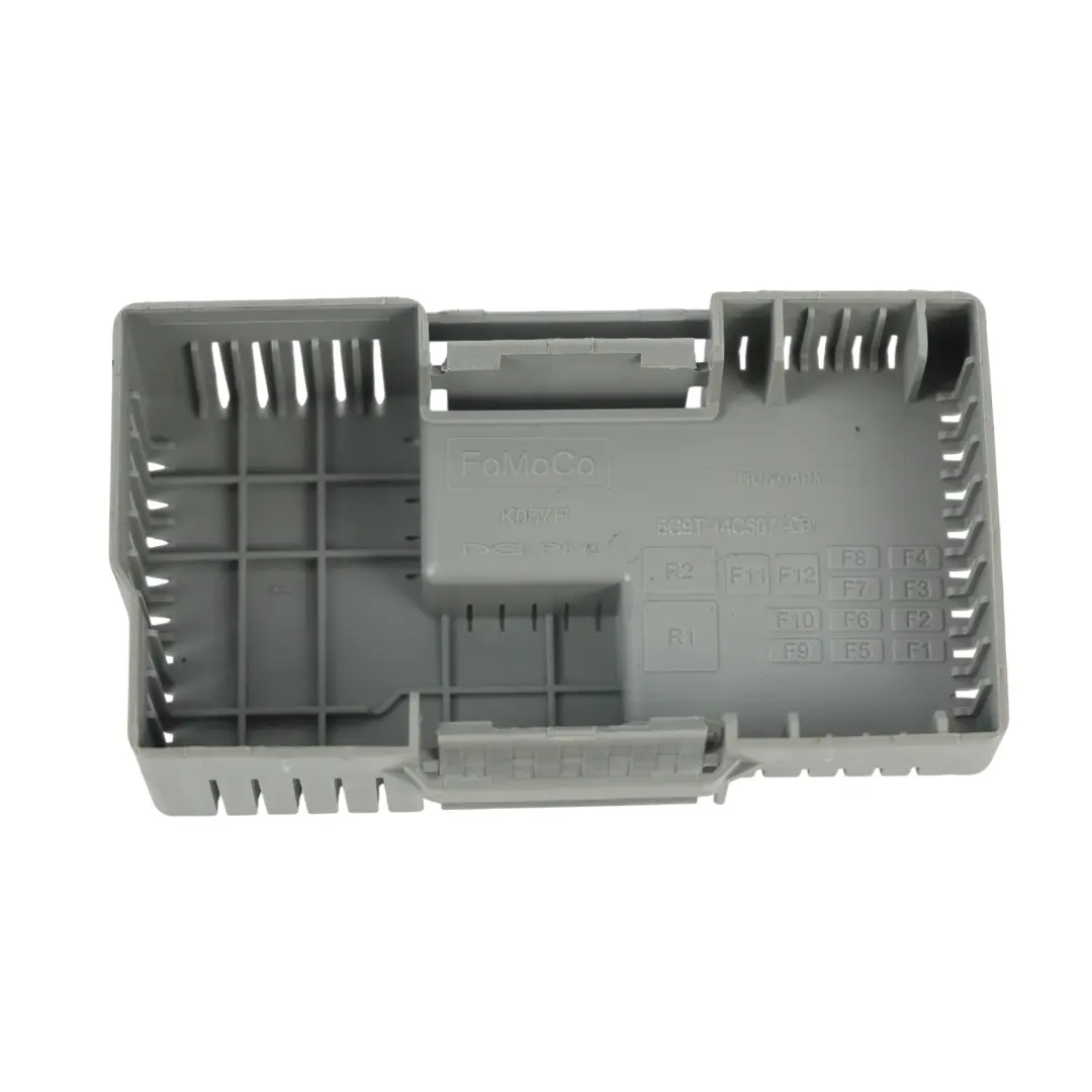 MK4 S-Max MK1 Rear Boot Fuse Box Cover Lid Grey to Ford Mondeo with Part number 6G9T-14C507-CB Ford Mondeo MK4 S-Max MK1 Rear Boot Fuse Box Cover Lid Grey - SKU 6G9T-14C507-CB - Part number 6G9T-14C507-CB
