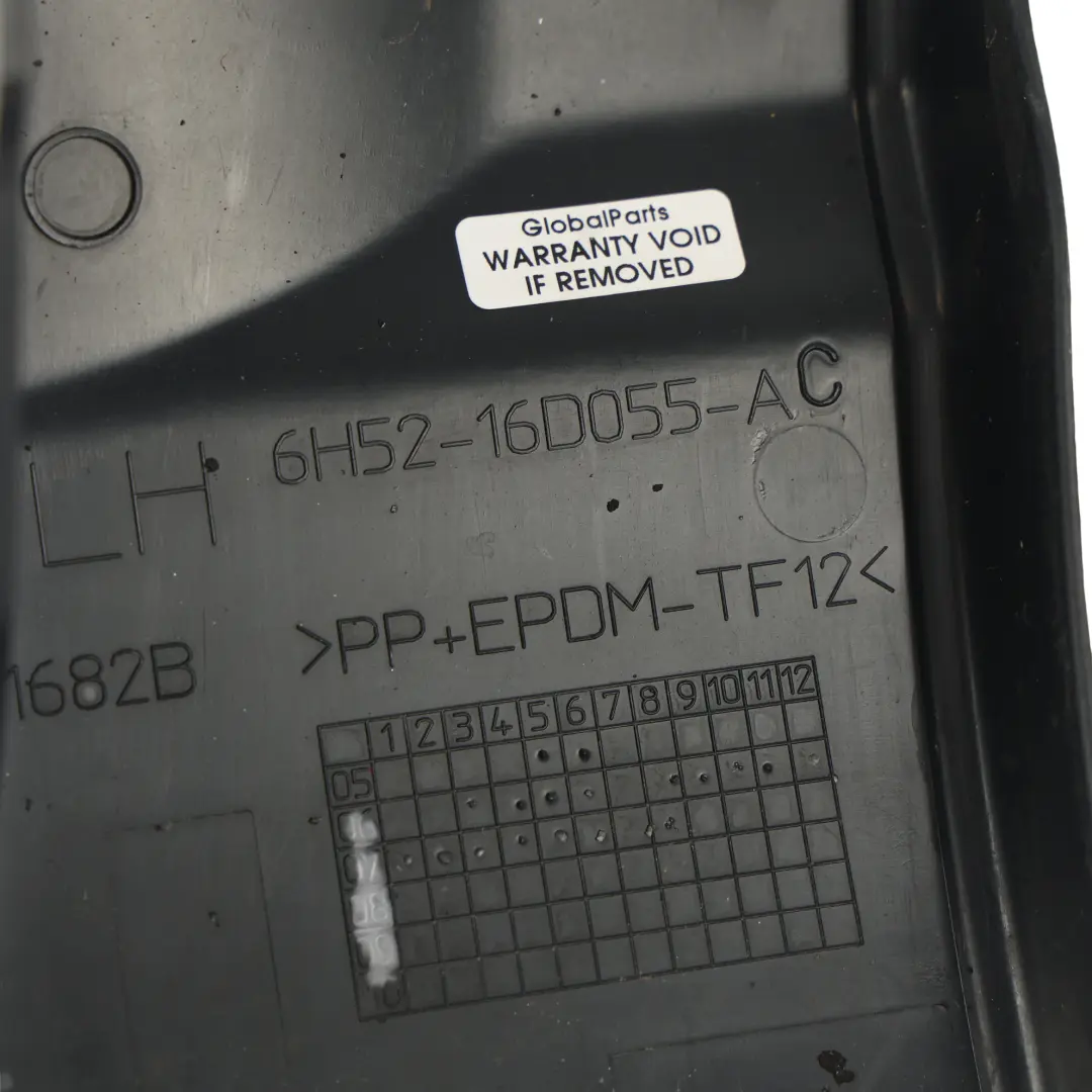 Land Rover Freelander 2 Moldura Inferior Ala Delantera Izquierda - SKU 6H52-16D055-AC - Número de pieza 6H52-16D055-AC