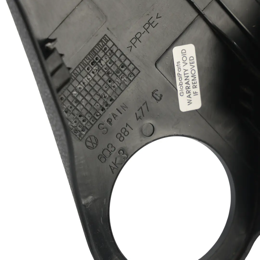 Volkswagen Caddy Maxi 2K Rivestimento Sedile Anteriore Sinistro - SKU 6Q3881477C - Numero di parte 6Q3881477C