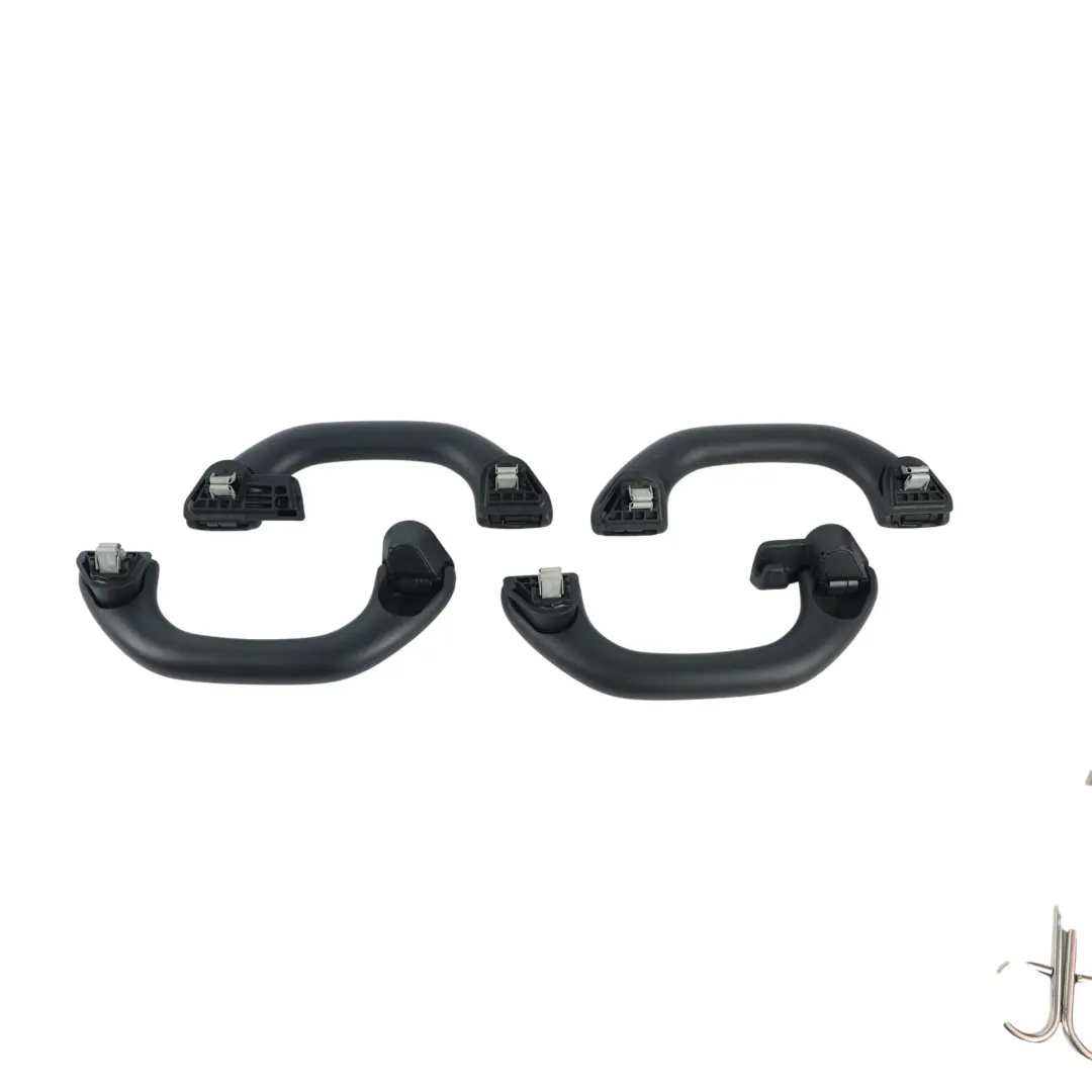 Volkswagen Polo 6R Grab Handle Headliner Rear Front Black Set - SKU 6R0857607-3 - Part number 6R0857607