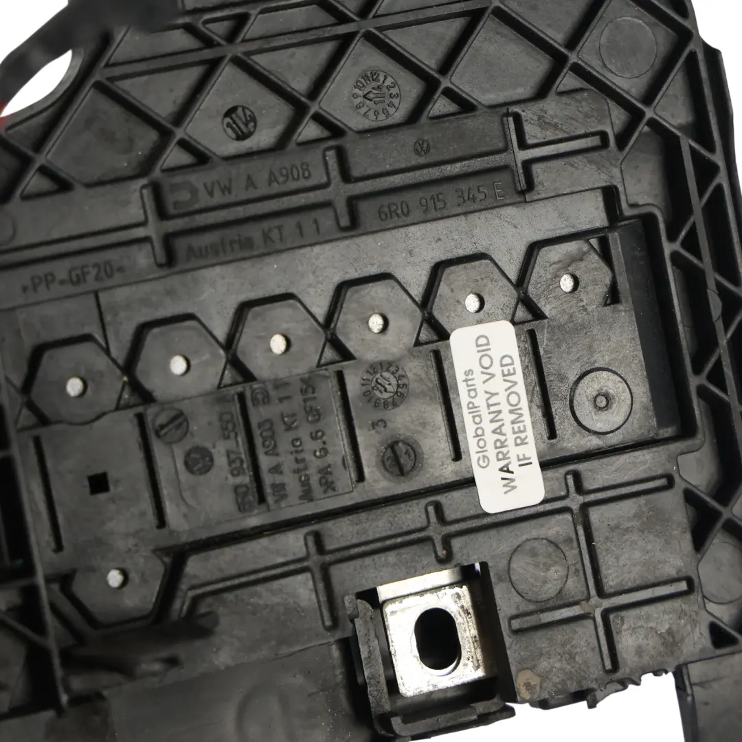 Portafusibles Soporte Bandeja Relé 6R0915345E para Skoda Fabia 5J con número de pieza 6R0937548C Skoda Fabia 5J Portafusibles Soporte Bandeja Relé 6R0915345E - SKU 6R0937548C-1 - Número de pieza 6R0937548C
