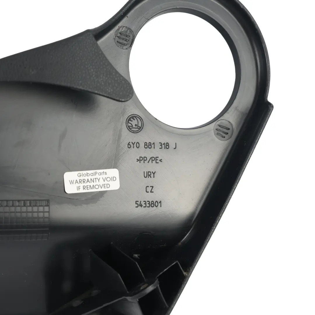 Front Seat Cover Trim Outer Right O/S Onyx to Skoda Fabia 5j VW Caddy SA with Part number 6Y0881318J Skoda Fabia 5j VW Caddy SA Front Seat Cover Trim Outer Right O/S Onyx - SKU 6Y0881318J - Part number 6Y0881318J