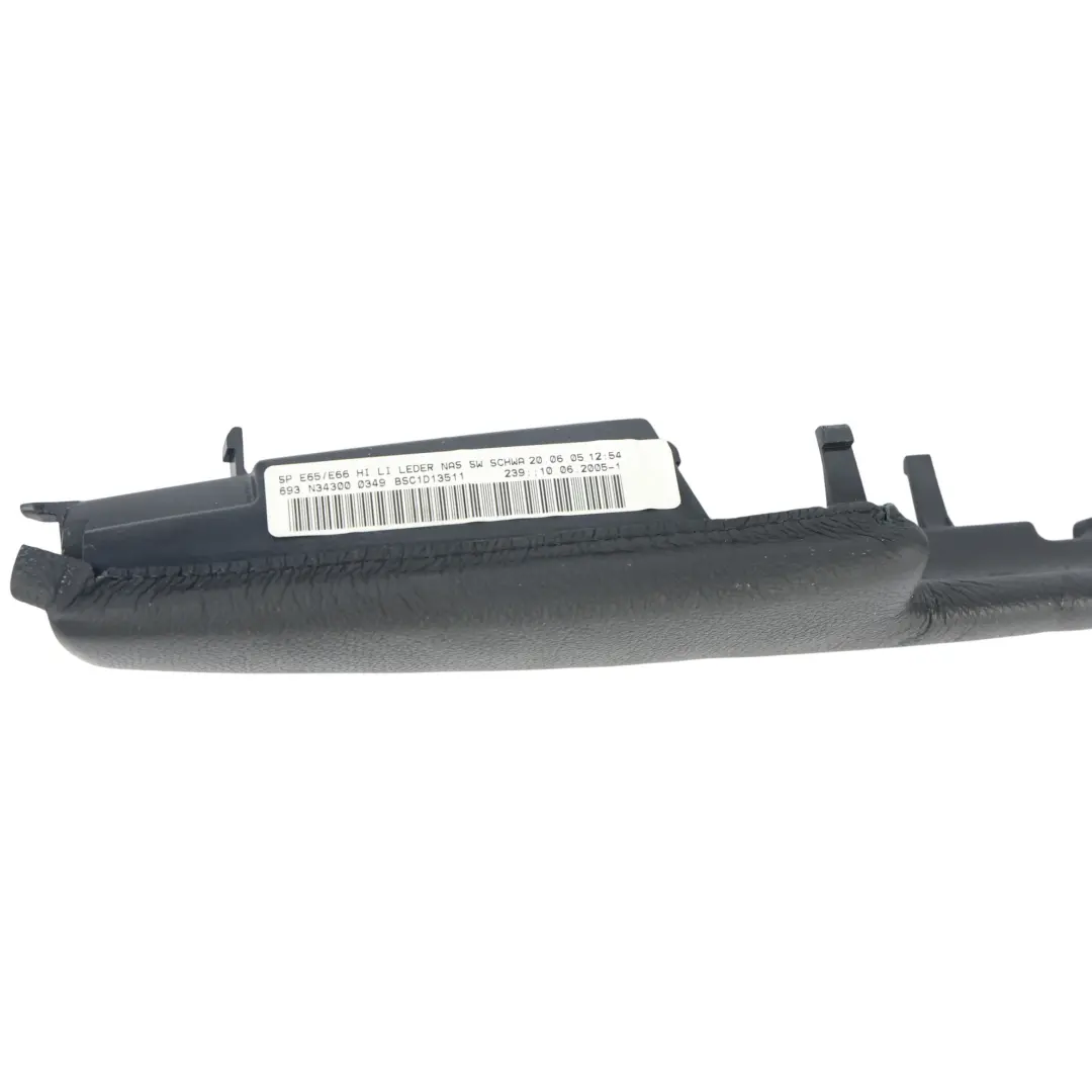 Panel Puerta Reposabrazos Trasero Izquierdo Negro para BMW E65 con número de pieza 7024413 BMW E65 Panel Puerta Reposabrazos Trasero Izquierdo Negro - SKU 7024413 - Número de pieza 7024413