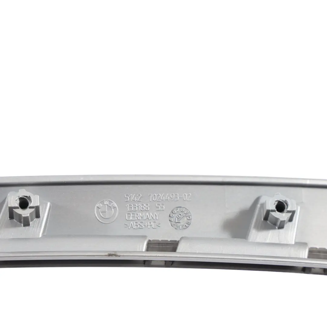 BMW E65 Door Card Trim Strip Chrome Silver Rear Left N/S - SKU 7024493 - Part number 7024493