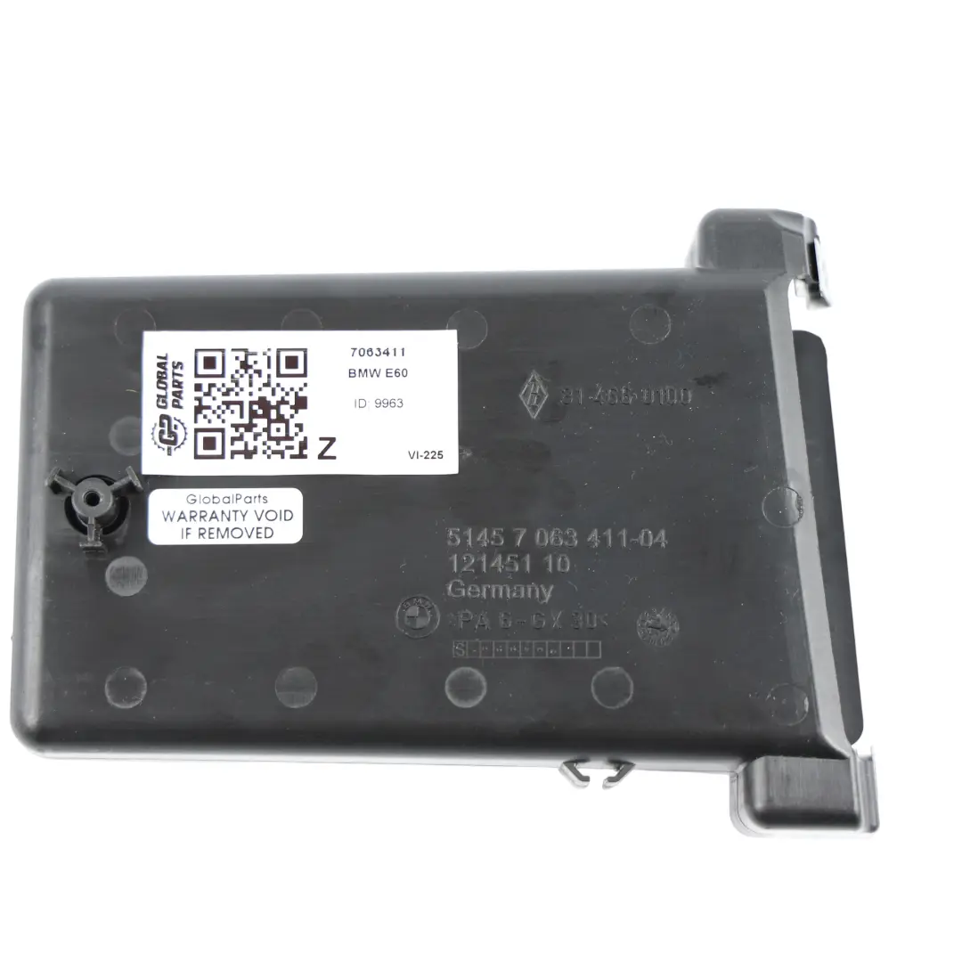 BMW E60 E61 Support Couvercle Boîtier Porte-Gobelet - SKU 7063411 - Numéro de pièce 7063411