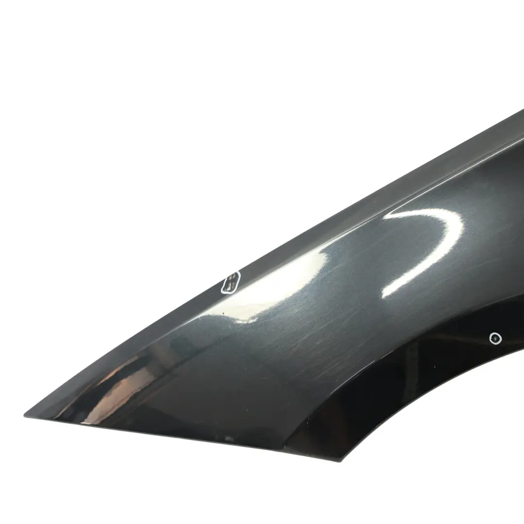 BMW E87 Błotnik Lewy Przedni Black Sapphire Czarny Metalik - 475 - SKU 7133227-BS - Numer Części 7133227