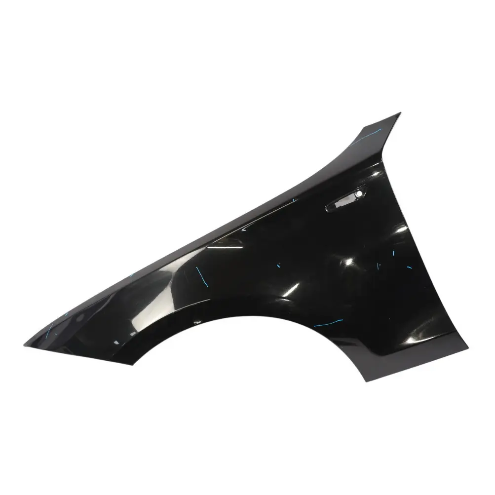 BMW E81 E87 Side Panel Wing Fender Front Left N/S Black Sapphire Metallic - 475 - SKU 7133227-BS - Part number 7133227