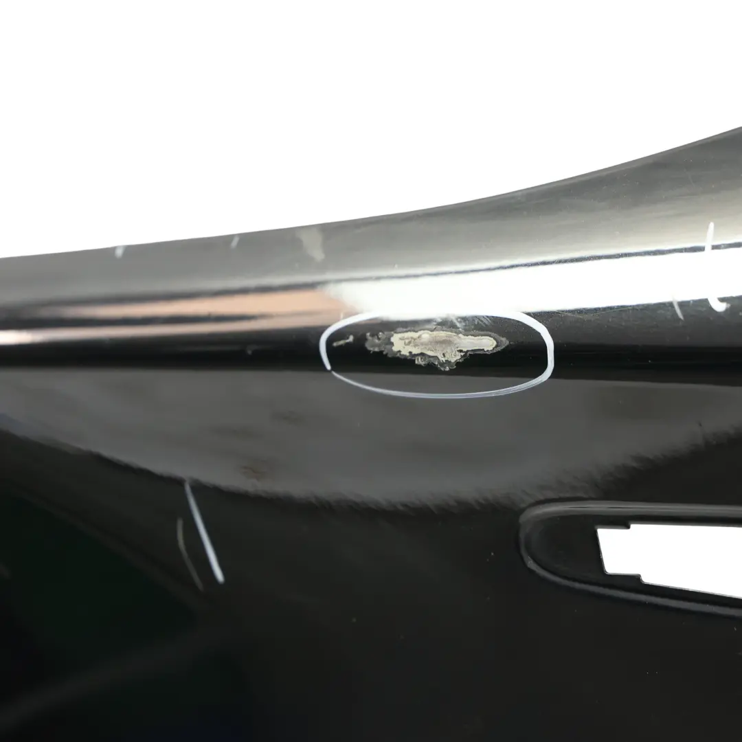 Side Panel Wing Fender Front Left N/S Black Sapphire Metallic - 475 to BMW E81 E87 with Part number 7133227 BMW E81 E87 Side Panel Wing Fender Front Left N/S Black Sapphire Metallic - 475 - SKU 7133227-BS2 - Part number 7133227