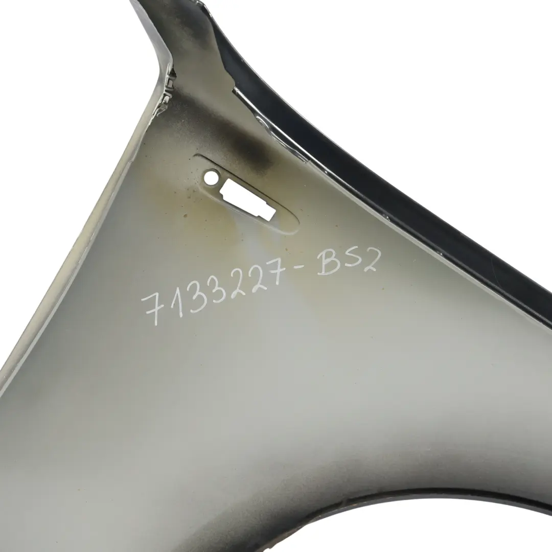 BMW E81 E87 Side Panel Wing Fender Front Left N/S Black Sapphire Metallic - 475 - SKU 7133227-BS2 - Part number 7133227