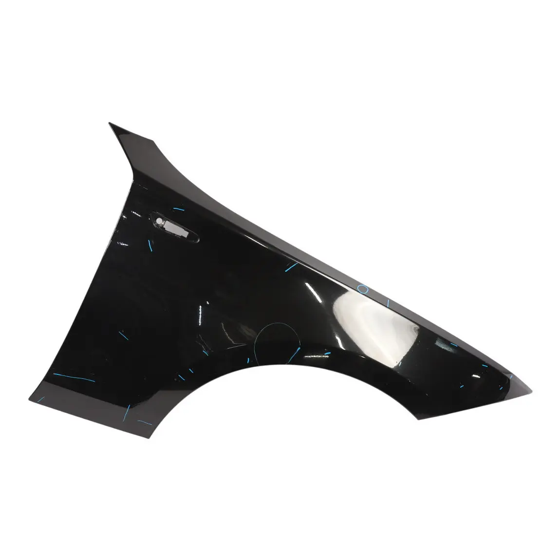 BMW E81 E87 Panneau lateral Aile Fender Avant Droite Black Sapphire Noir - 475