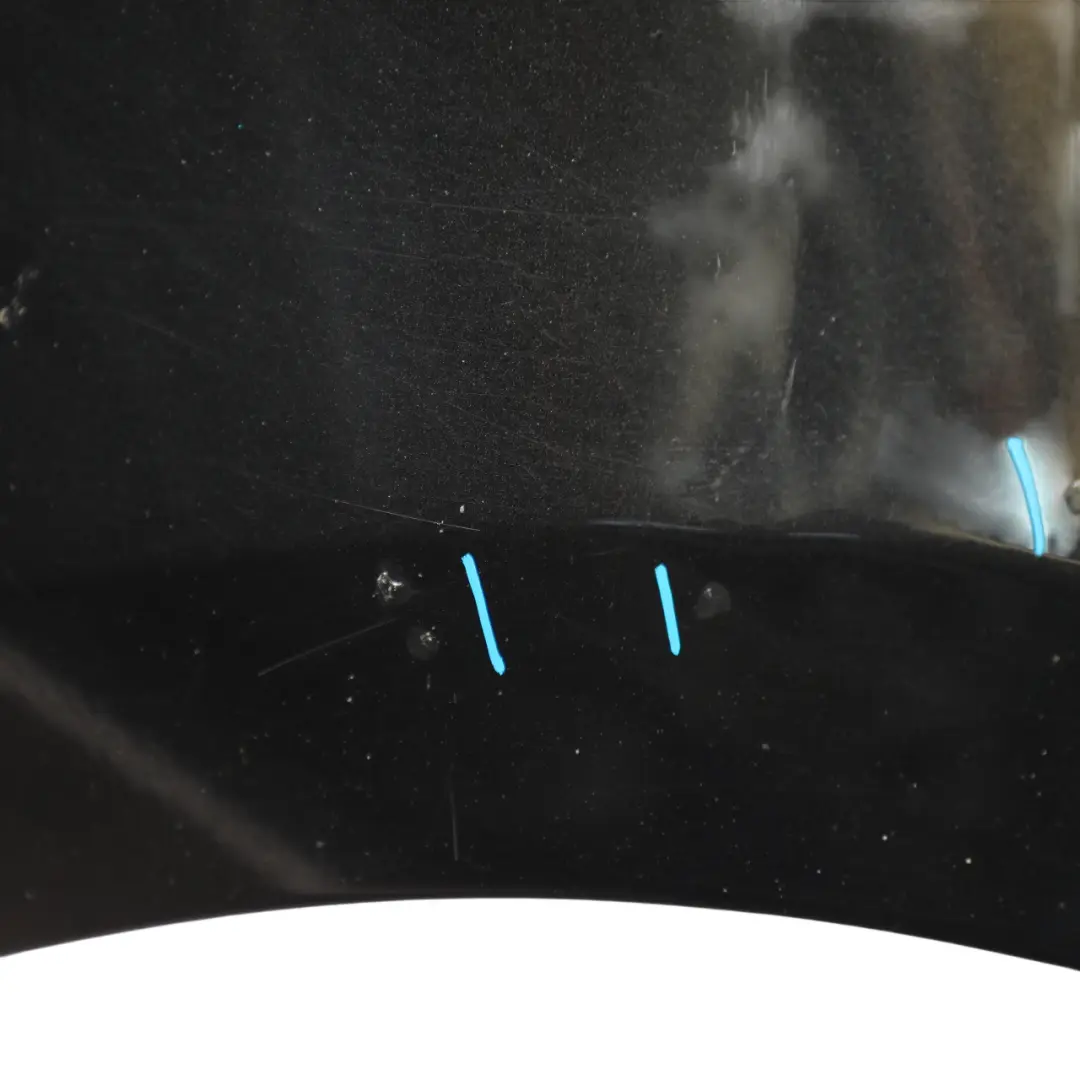 BMW E81 E87 Panneau lateral Aile Fender Avant Droite Black Sapphire Noir - 475 - SKU 7133228-BS - Numéro de pièce 7133228