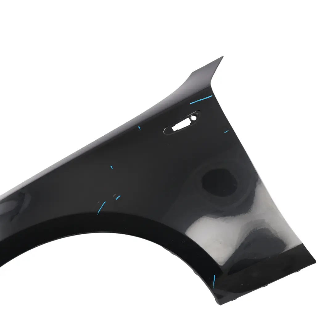 Side Panel Fender Wing Front Right O/S Black Sapphire - 475 to BMW E81 E87 with Part number 7133228 BMW E81 E87 Side Panel Fender Wing Front Right O/S Black Sapphire - 475 - SKU 7133228-BS1 - Part number 7133228