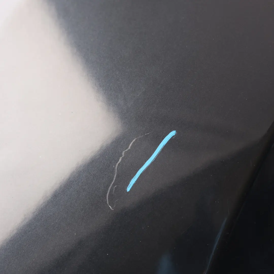 BMW E81 E87 Side Panel Fender Wing Front Right O/S Black Sapphire - 475 - SKU 7133228-BS1 - Part number 7133228