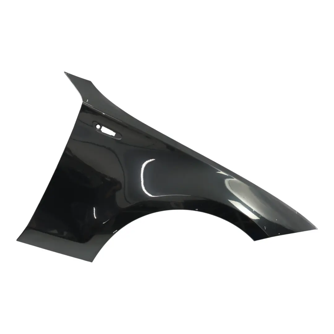 BMW E81 E82 E87 E88 Seitenwand Vorne Rechts Kotflügel Black Sapphire Schwarz 475 - SKU 7133228-BS2 - Teilenummer 7133228