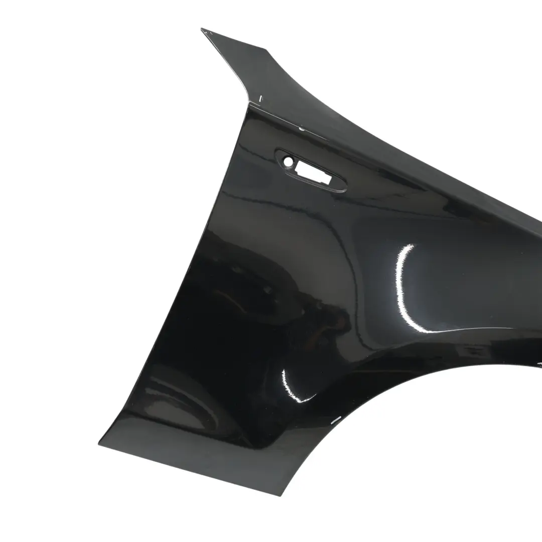 BMW E81 E87 Panel Lateral Guardabarros Ala Delantera Derecha Zafiro Negro - 475 - SKU 7133228-BS2 - Número de pieza 7133228