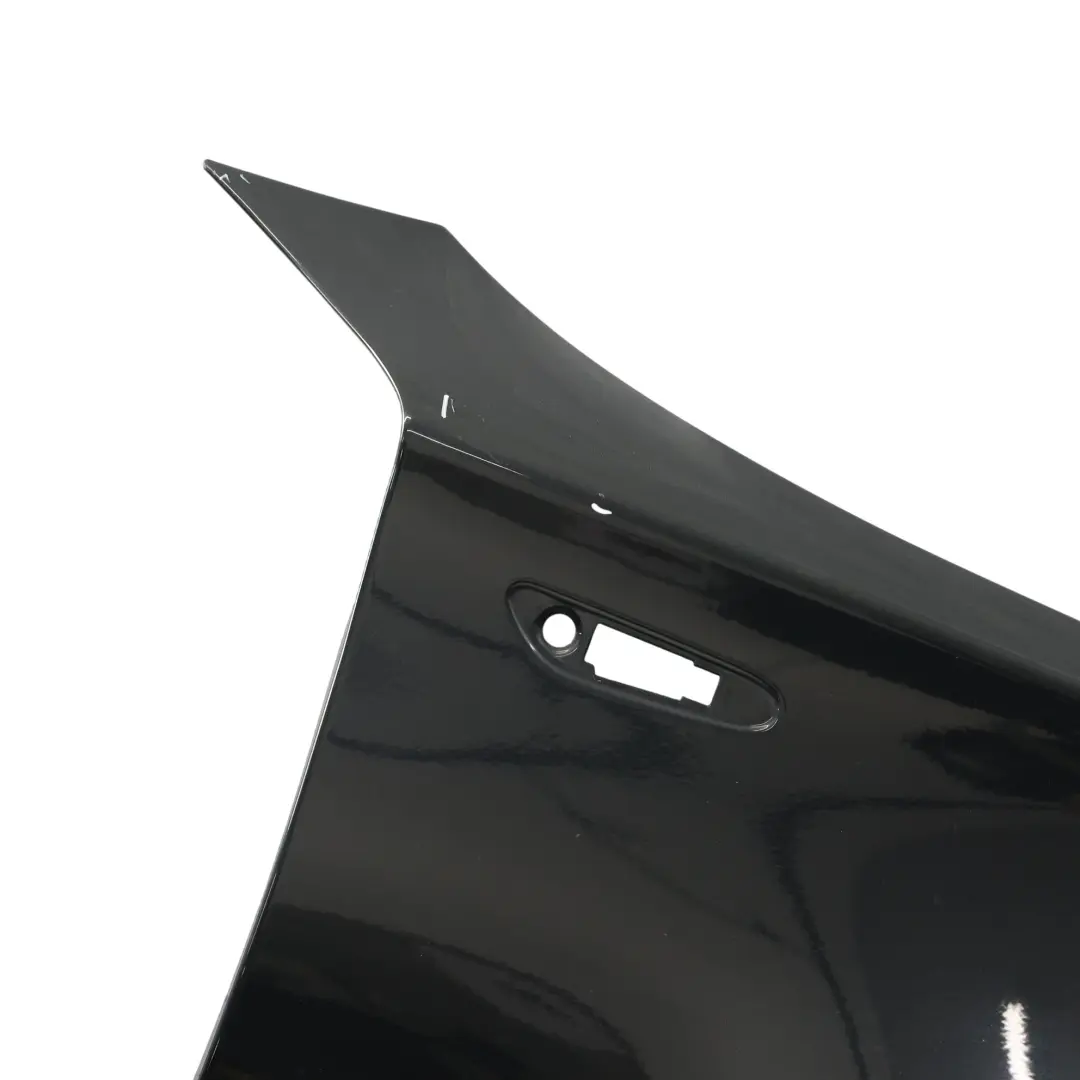 BMW E81 E87 Panneau lateral Aile Fender a l'avant droite Black Sapphire Noir 475 - SKU 7133228-BS2 - Numéro de pièce 7133228
