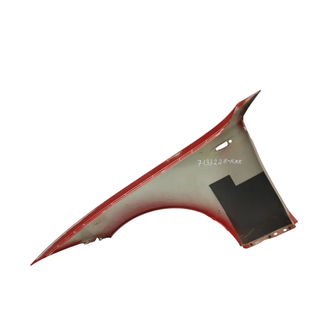 Side Panel Fender Wing Front Right O/S Karmesinrot Red - A61 to BMW E81 E87 with Part number 7133228 BMW E81 E87 Side Panel Fender Wing Front Right O/S Karmesinrot Red - A61 - SKU 7133228-KAR - Part number 7133228