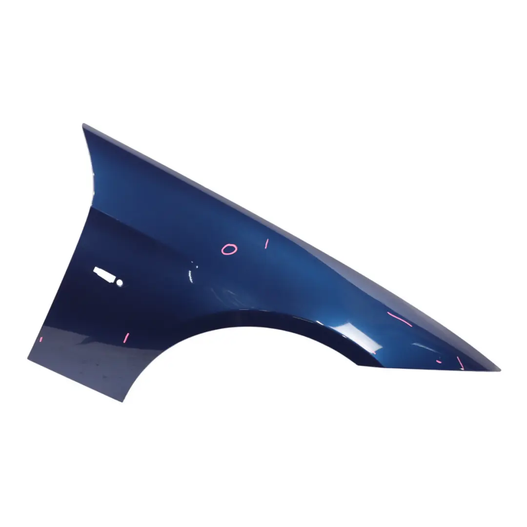 BMW E90 E91 Panneau latéral Aile avant droite Le Mans Blue Metallic 381 - SKU 7135680-LMB - Numéro de pièce 7135680