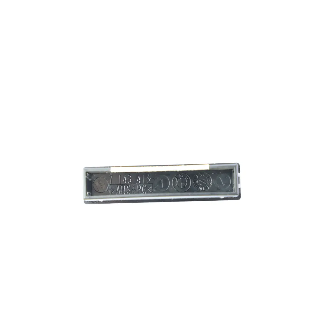 BMW E82 F20 F21 Handschuhfach Blende Abdeckung Panel Taste - SKU 7143413 - Teilenummer 7143413