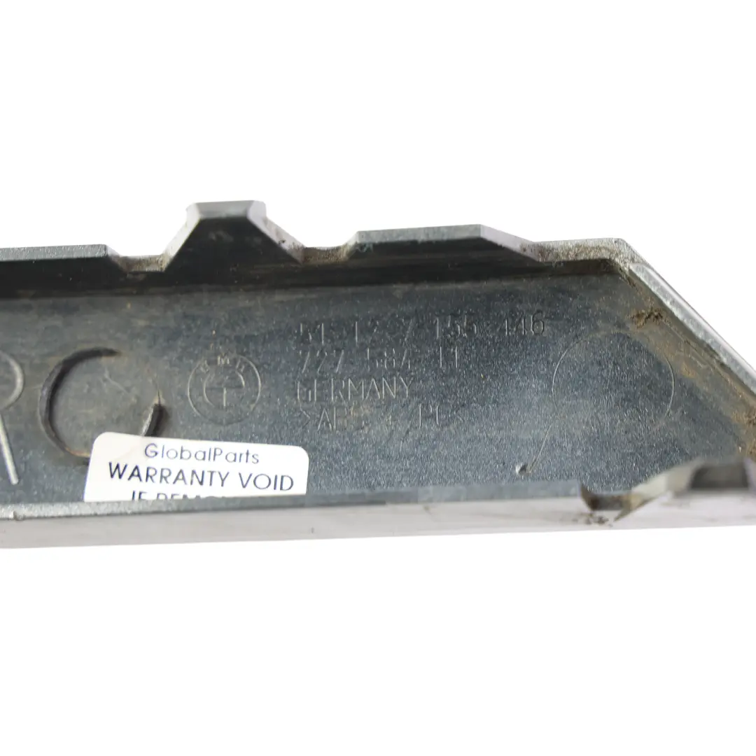 BMW E65 Bande Protection Pare-Chocs Arrière Droit Gris Sterling Métallisé 472 - SKU 7155446-STG - Numéro de pièce 7155446